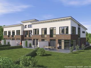 Architekturvisualisierung Reihenhaus-Projekt in Eutin, Visuell³ - Architekturvisualisierung Visuell³ - Architekturvisualisierung Terrace house