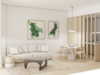 Apartamento Harmonia (Design e Remodelação de Interiores), NURE Interiores NURE Interiores Moderne Wohnzimmer