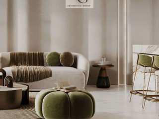 Timeless Elegance Culmination in Aesthetic Villa Design, Luxury Antonovich Design Luxury Antonovich Design Modern Living Room