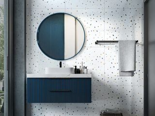 Introducing Terrazzo Tiles by Royale Stones, Royale Stones Limited Royale Stones Limited Industrial style bathroom