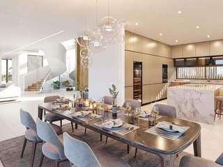 Moradia V6 Exclusiva com Piscina em zona premium Cascais , The Golden Phoenix - Luxury Real Estate & Investments The Golden Phoenix - Luxury Real Estate & Investments Modern dining room