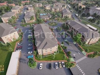 Indianapolis Aerial View: Transforming Cityscapes with 3D Architectural Rendering studio , Yantram Architectural Design Studio Corporation Yantram Architectural Design Studio Corporation Ruang Komersial