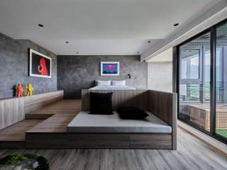 Residence 012, 裊裊設計 KATE CHANG DESIGN STUDIO 裊裊設計 KATE CHANG DESIGN STUDIO Living room