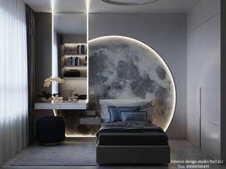 Комната для девочки, с подсветкой "Луна", Студия дизайна Натали Студия дизайна Натали Kinderzimmer Mädchen