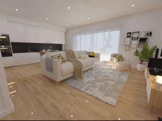 Projeto Decoração | Apartamento T2 | Quarteira, Algarve, Acontece Design Solutions Acontece Design Solutions Flat
