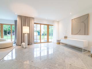 Home Staging einer Villa mit runden Charakter in München, Aschheim, Münchner home staging AGENTUR GESCHKA Münchner home staging AGENTUR GESCHKA Single family home