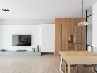療育的自然系風格 | JH Home, 有隅空間規劃所 有隅空間規劃所 Living room Green
