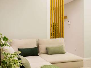 Apartamento | Praça de Espanha, Lisboa, Traço Magenta - Design de Interiores Traço Magenta - Design de Interiores Salas de estar modernas