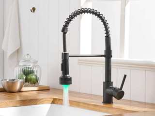 Kitchen Faucet with Spiral Spring, Press profile homify Press profile homify Asian style bathroom