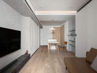 禾光設計_寂光森語, 禾光室內裝修設計 ─ Her Guang Design 禾光室內裝修設計 ─ Her Guang Design Modern Living Room