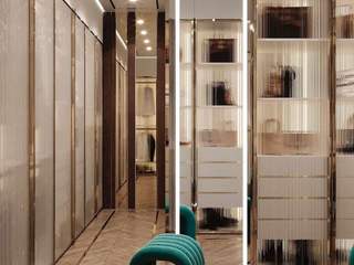 Crafted Elegance: Antonovich Group's Bespoke Joinery for Dressing Rooms, Luxury Antonovich Design Luxury Antonovich Design Гардеробная в стиле модерн