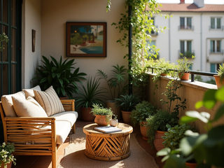Tiny urban balcony, Desirée Vaquier_homify Desirée Vaquier_homify Balcony