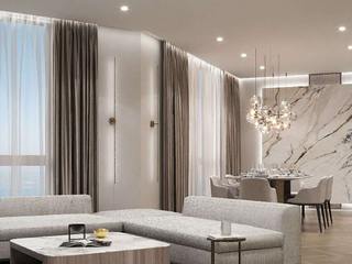 Luxury Modern Villa by Antonovich Group, Luxury Antonovich Design Luxury Antonovich Design Modern Living Room