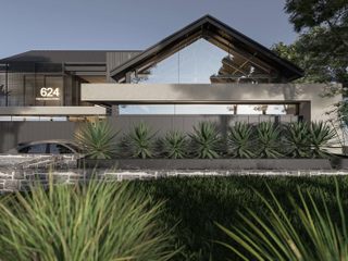 THE HILLS, BlackStructure BlackStructure Prefabricated home