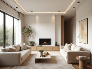Minimalist living room, Desirée Vaquier_homify Desirée Vaquier_homify Living room