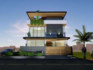 #Modern #Elegant #House, Gagan Architects Gagan Architects Вилла