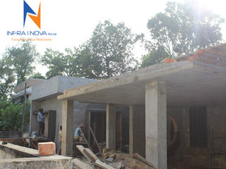 Ongoing Project In Ayathil,Kollam,Client Name - Mr. Gireesh., Infra I Nova Pvt.Ltd Infra I Nova Pvt.Ltd Villas