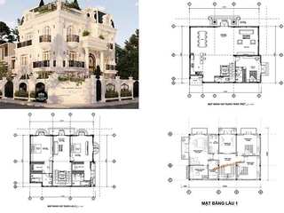 TOP bản vẽ mặt bằng biệt thự đẹp hiện đại mới nhất, NEOHouse NEOHouse Müstakil ev