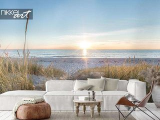 Top 11 strand fotobehang - ideeën en inspiratie, Nikkel Art Nikkel Art Tropical style living room