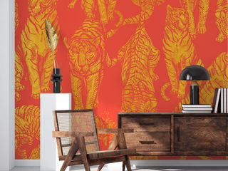 HAPPYWALL SHOP patrickastwood.com Eclectic style living room
