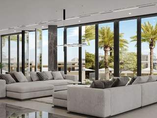 Living Room Interior Design in Modern Style Concept , Luxury Antonovich Design Luxury Antonovich Design Modern Living Room