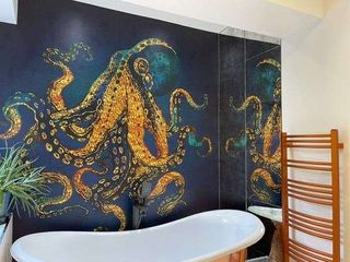 Abstract Bathroom Design, Wallsauce.com Wallsauce.com Baños clásicos