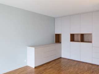 Rénovation d'un appartement à Courbevoie, Nuance d'intérieur Nuance d'intérieur Ruang Keluarga Modern