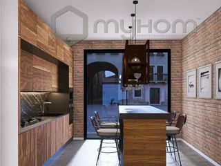Apartamento T2, myHom-Arquitetura e Designer de Interiores myHom-Arquitetura e Designer de Interiores อพาร์ตเมนต์