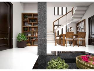 Elegant Interior Designs of Livingroom, Dinning and Kitchen, Monnaie Architects & Interiors Monnaie Architects & Interiors Fincas