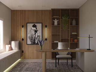 Home Office, Taise Silva Taise Silva Oficinas de estilo minimalista
