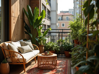 Tiny urban balcony, Desirée Vaquier_homify Desirée Vaquier_homify Balcony