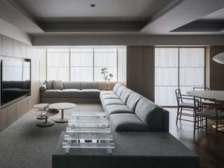 南青山の家, Buttondesign Buttondesign 现代客厅設計點子、靈感 & 圖片