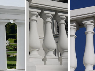 Beton Baluster | Balustraden ... klassisch modern!, TRAX-MATTHIES Säulen Balustraden Stuck TRAX-MATTHIES Säulen Balustraden Stuck Casas de campo