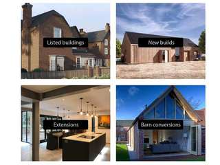 2022 barn conversion, new build, listed buildings and extensions , Alrewas Architecture Ltd Alrewas Architecture Ltd 다른 방