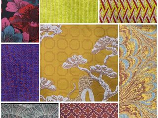 An extensive collection of over 70,000 selections Lila & Lin Villa Rectangle, Textile, Organism, Yellow, Line, Creative arts, Font, Art, Pattern, Tints and shades