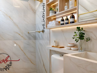 Banheiros, WB Interiores - Wendely Barbosa WB Interiores - Wendely Barbosa Ванная комната в стиле модерн