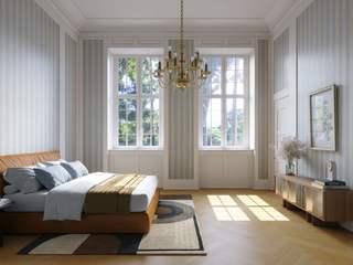 Timeless Elegance: 3D-Visualization of the Historic Villa Krehl in Heidelberg, Render Vision Render Vision Villas