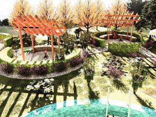 utopian garden, Aetneas Design Aetneas Design Giardino interno