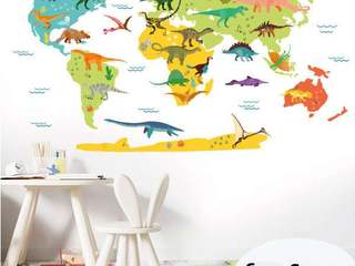 Vinilos decorativos de pared con mapas de distintos estilos. , StarStick Vinilos Infantiles StarStick Vinilos Infantiles Nursery/kid’s room