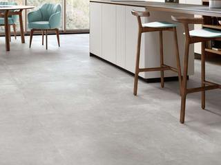 Concrete Effect Tiles for Walls and Floors - Royale Stones, Royale Stones Limited Royale Stones Limited 现代客厅設計點子、靈感 & 圖片