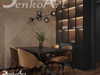Projekt kuchni z jadalnią, Senkoart Design Senkoart Design Modern dining room