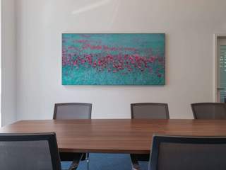 Akustik und Kunst in Perfektion, freiraum Akustik freiraum Akustik Modern Study Room and Home Office