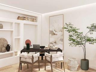 Wabi Sabi Studio, NOS Design NOS Design Modern Study Room and Home Office