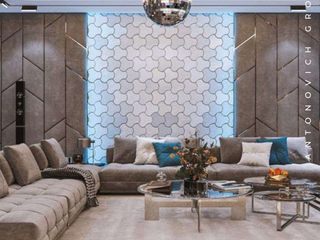 Interior and Fit-out Solution by Antonovich Group , Luxury Antonovich Design Luxury Antonovich Design Modern Living Room