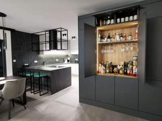 Spójność wnętrz: Meble na wymiar tworzące wyjątkową harmonię domu!, FILMAR meble FILMAR meble Built-in kitchens