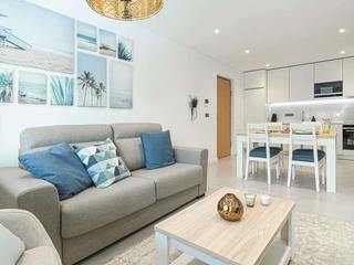Home Staging | Apartamento T1 | Terraços de Quarteira, Algarve, Acontece Design Solutions Acontece Design Solutions شقة