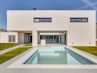 Vivienda modular personalizada en Banastás, Huesca, MODULAR HOME MODULAR HOME Garden Pool