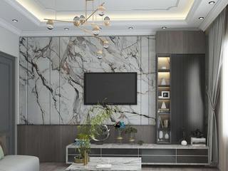 Bahçeşehir _ Oturma odası tasarımı, 50GR Mimarlık 50GR Mimarlık Salas de estar modernas