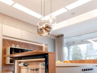 s.luce Orb Glas-Pendelleuchte ein Highlight für Deine Küche, Wohnzimmer & Esszimmer, Skapetze Lichtmacher Skapetze Lichtmacher Mais espaços