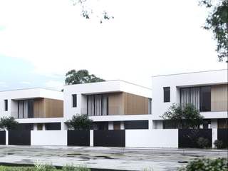 Moradias Panóias - Braga, Tiago Araújo Arquitetura & Design Tiago Araújo Arquitetura & Design Casas unifamilares